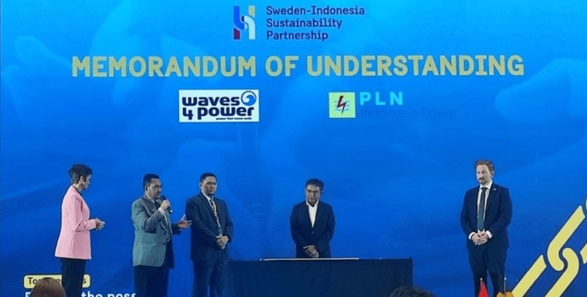 PLN Indonesia Power, Waves4power sign Memorandum of Understanding
